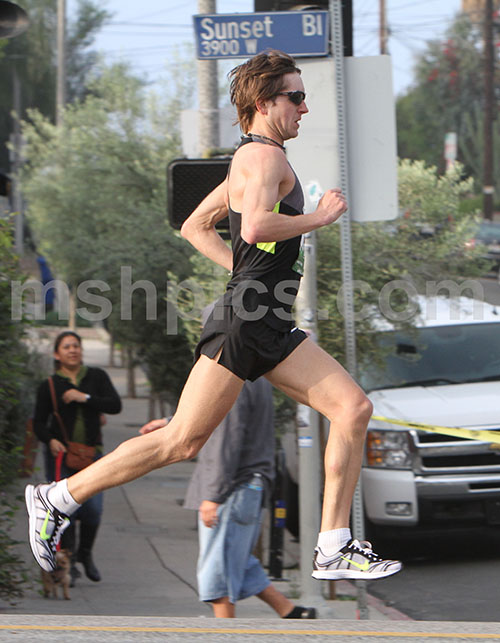 Runner in the LA Marathon 2013 