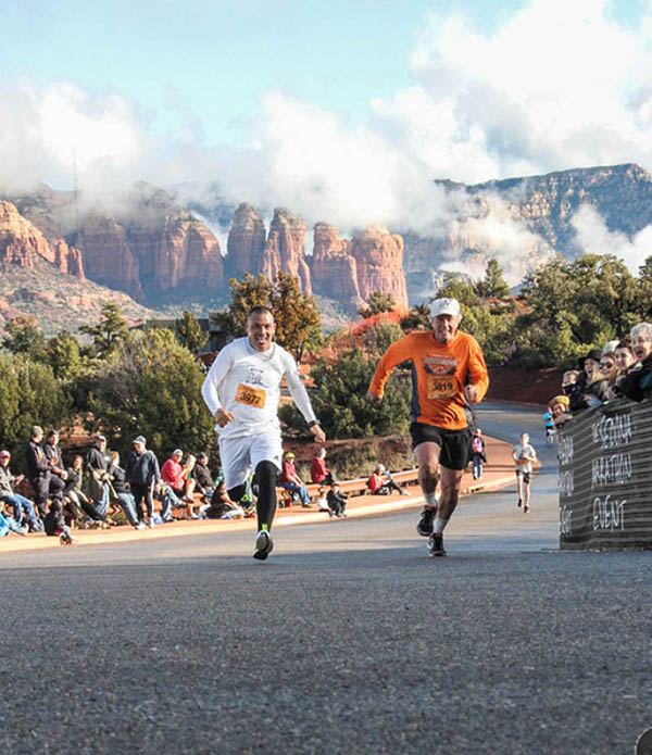 Runners in the 2015 Sedona Marathon photographed by Mark Haughwout on a Canon 7d camera