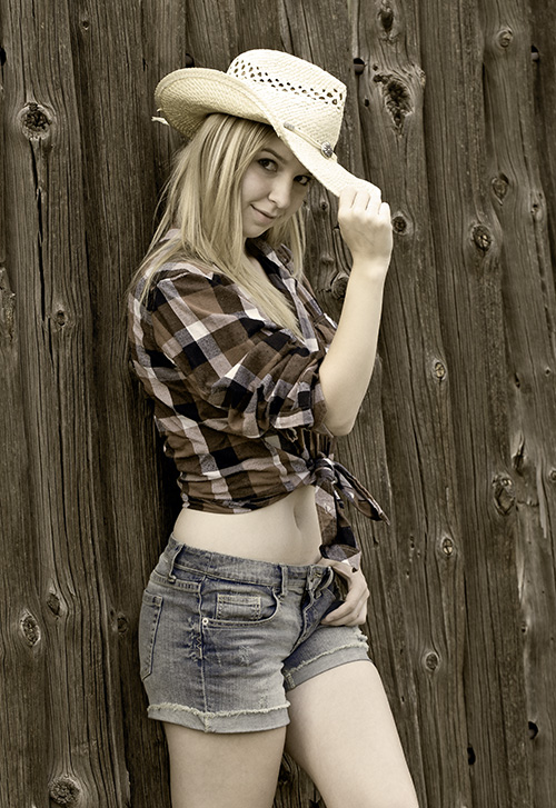 Sexy cowgirl model in Flagstaff Arizona